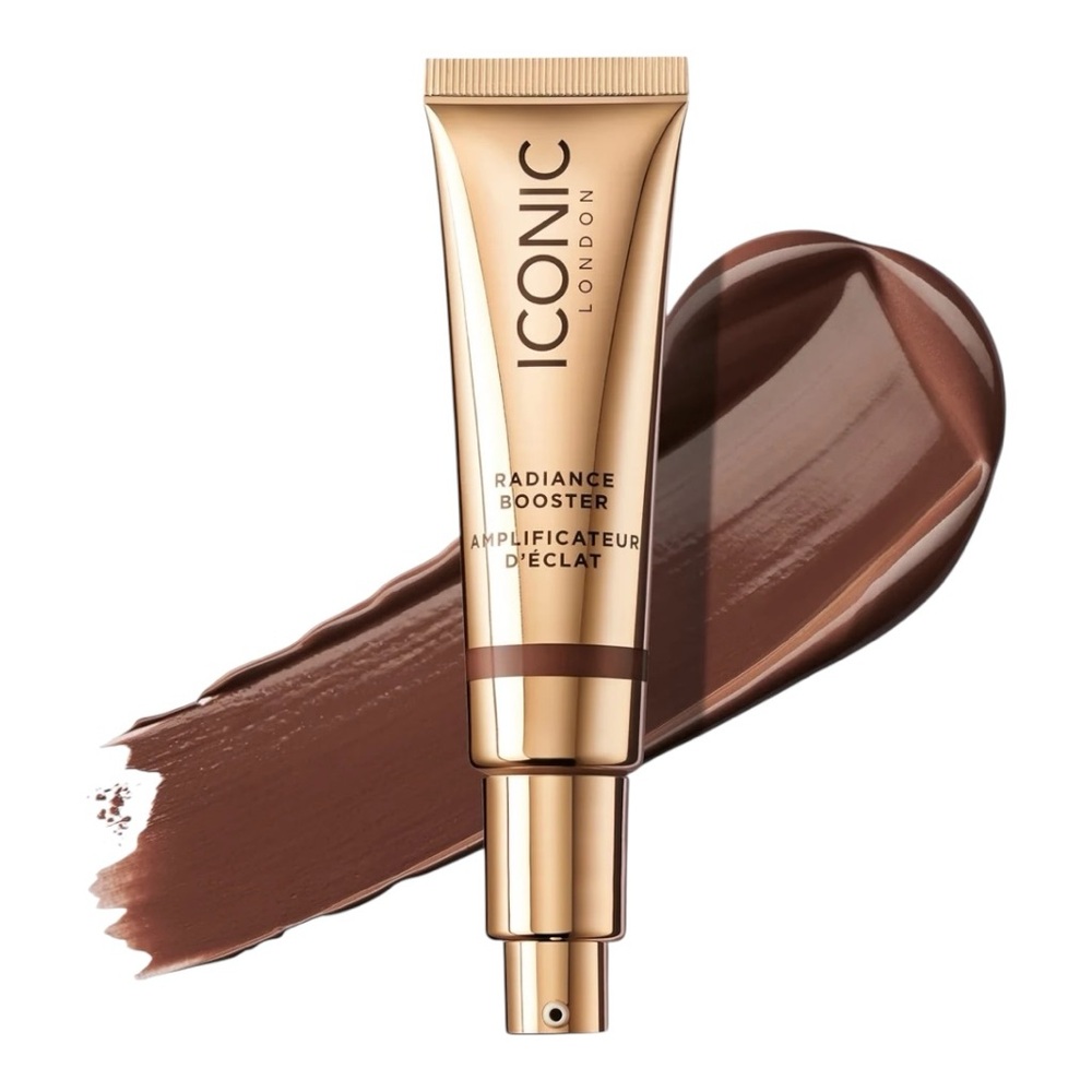 Iconic London Radiance Booster in Rich Glow a Deep Red Toned Brown Tinted Glow